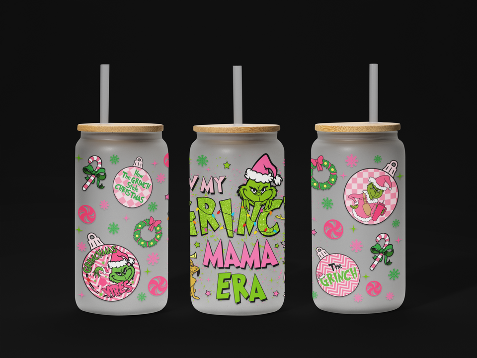 In my Grinch mama Era 16oz UV Wrap