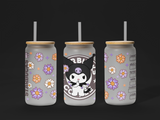 Hello Kitty UV DTF Wrap | Fits 16oz Glass Cups