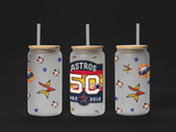 Baseball Astros 16oz UV DTF Wrap – Ready to Apply!