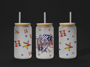 Baseball Astros 16oz UV DTF Wrap – Ready to Apply!