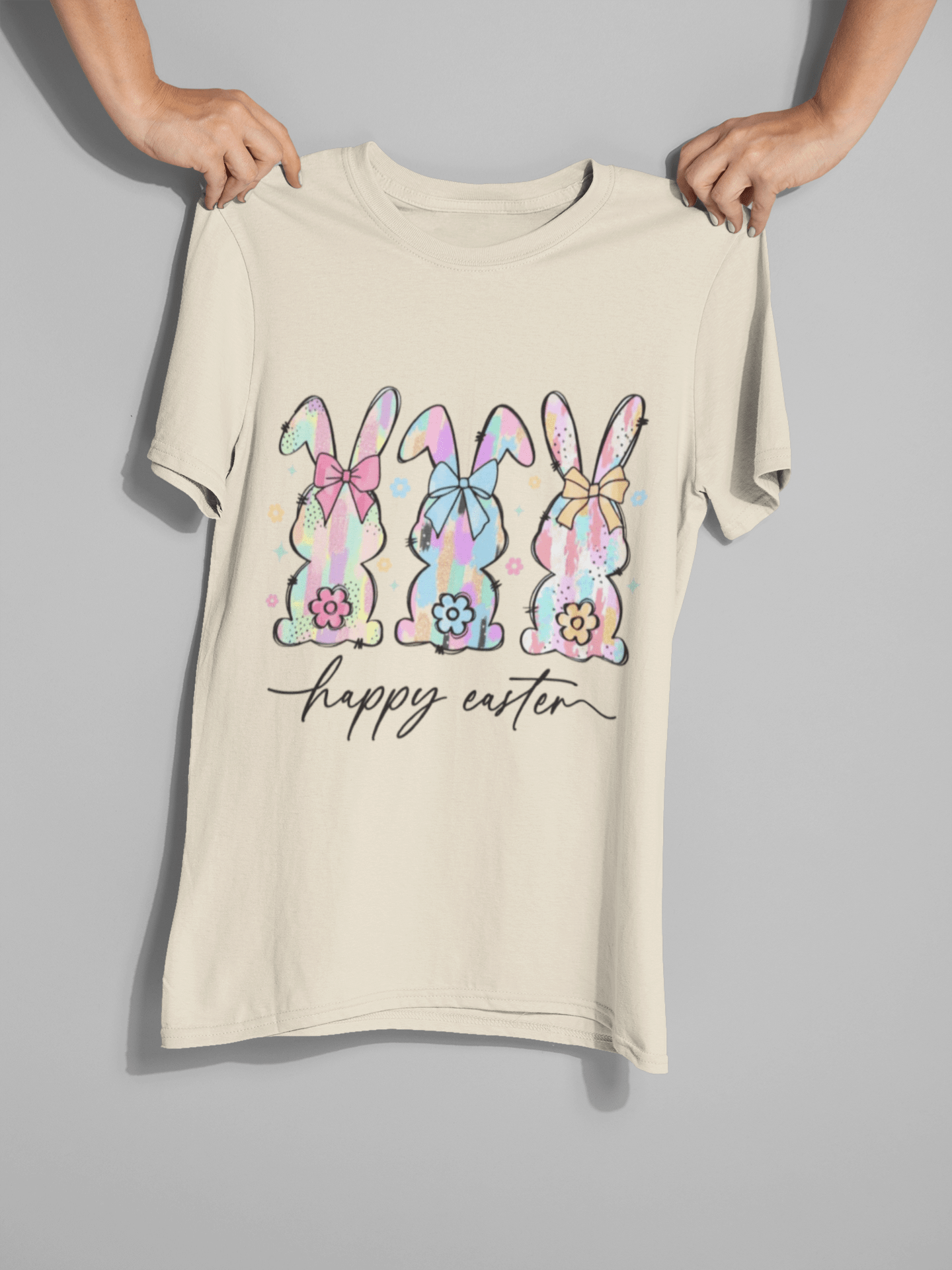 Easter DTF Transfer – Vibrant Spring Design for Custom Shirts, Bags & Gifts