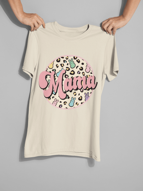 Easter Mama DTF Transfer – Pastel Bunny Vibes for Stylish Moms - KT SUBLIMATION, DTF AND MORE LLC