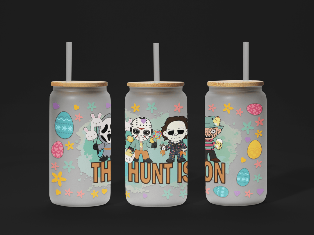 🐣 Easter UV DTF Wrap – Waterproof & Ready to Apply for 16oz Glass Cups! 🌸 - KT SUBLIMATION, DTF AND MORE LLC
