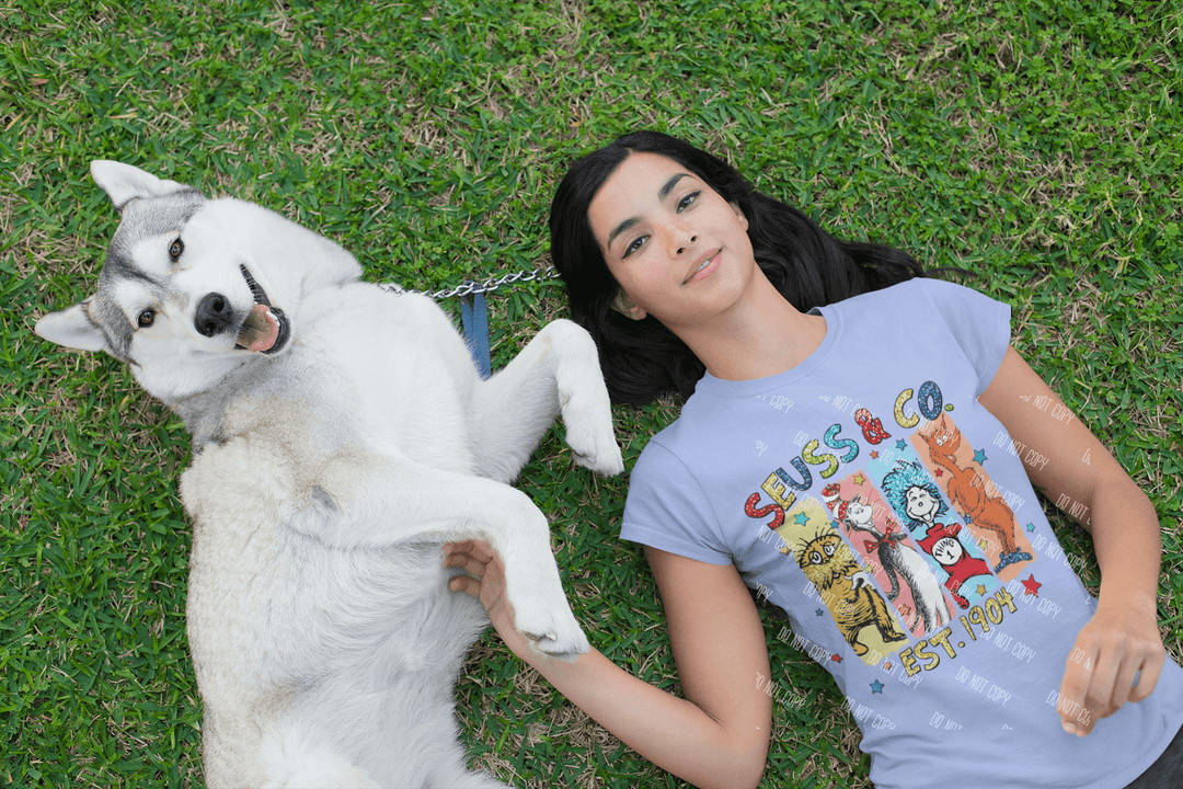 EST. 1094 SEUSS & CO. DTF Transfer – Fun & Whimsical Designs for Custom Apparel - KT SUBLIMATION, DTF AND MORE LLC