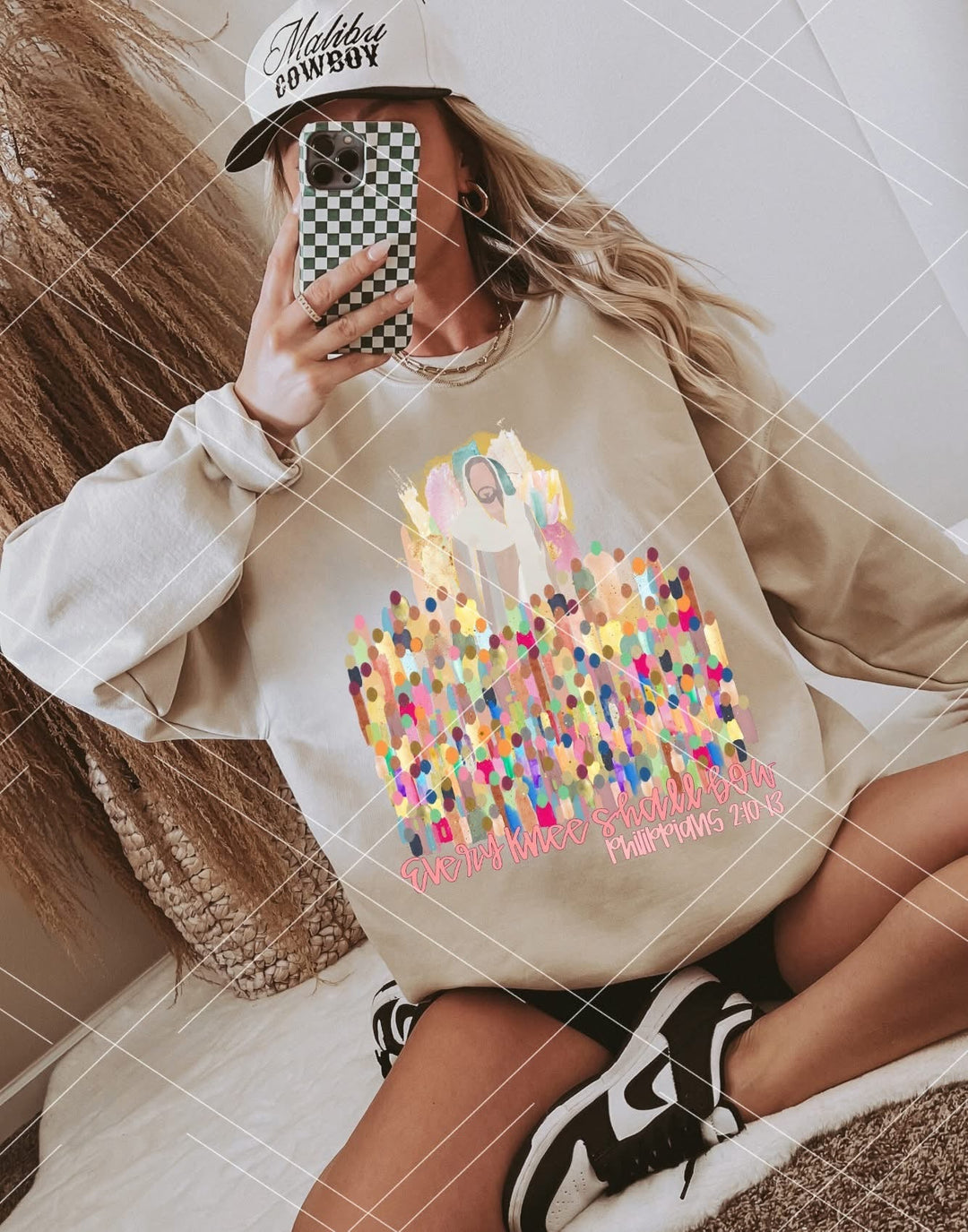 Every Knee Shall Bow DTF Transfer – Philippians 2:10 - 13 Christian Design ✝️🔥 - KT SUBLIMATION, DTF AND MORE LLC