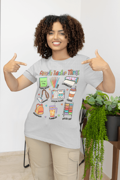 Favorite Teacher Things DTF - KT SUBLIMATION, DTF AND MORE LLC