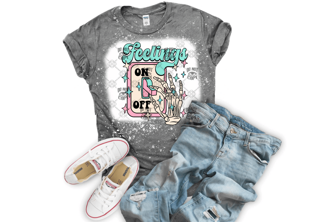 Feelings on/ Off DTF ready to press transfer - KT SUBLIMATION, DTF AND MORE LLC