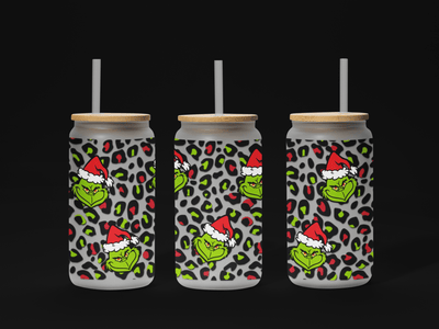 Festive Christmas 16oz UV DTF Wrap – Holiday Cheer in Every Sip! 🎄✨ - KT SUBLIMATION, DTF AND MORE LLC