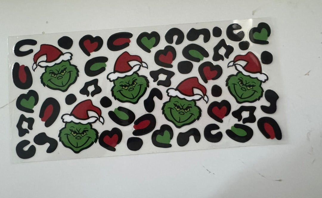 Festive Christmas 16oz UV DTF Wrap – Holiday Cheer in Every Sip! 🎄✨ - KT SUBLIMATION, DTF AND MORE LLC