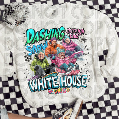 Festive Political Holiday DTF Design - KT SUBLIMATION, DTF AND MORE LLC