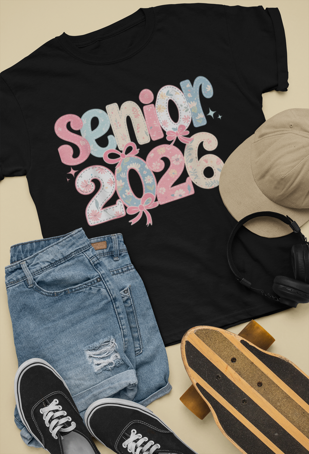Senior 2026 DTF Transfer – Ready to Press Graduation Design | Same-Day Print Available