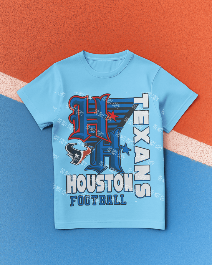 Football DTF Transfer – Game Day Vibes & Team Spirit Design, Ready to Press - KT SUBLIMATION, DTF AND MORE LLC