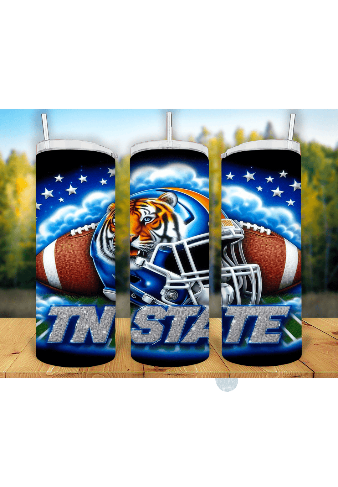 Football Game Day 20oz Sublimation Tumbler Wrap – Ready to Print for Sports Fans - KT SUBLIMATION, DTF AND MORE LLC