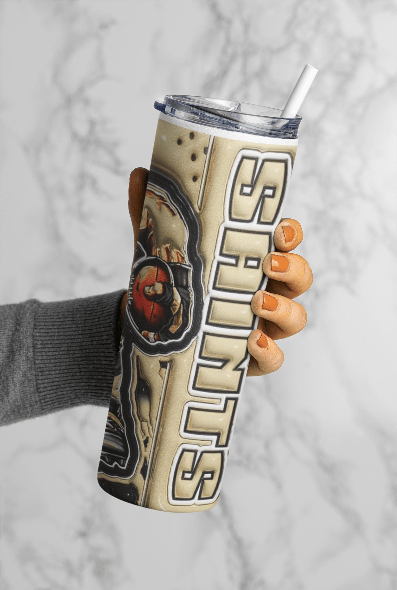 Football Game Day 20oz Sublimation Tumbler Wrap – Ready to Print for Sports Fans - KT SUBLIMATION, DTF AND MORE LLC