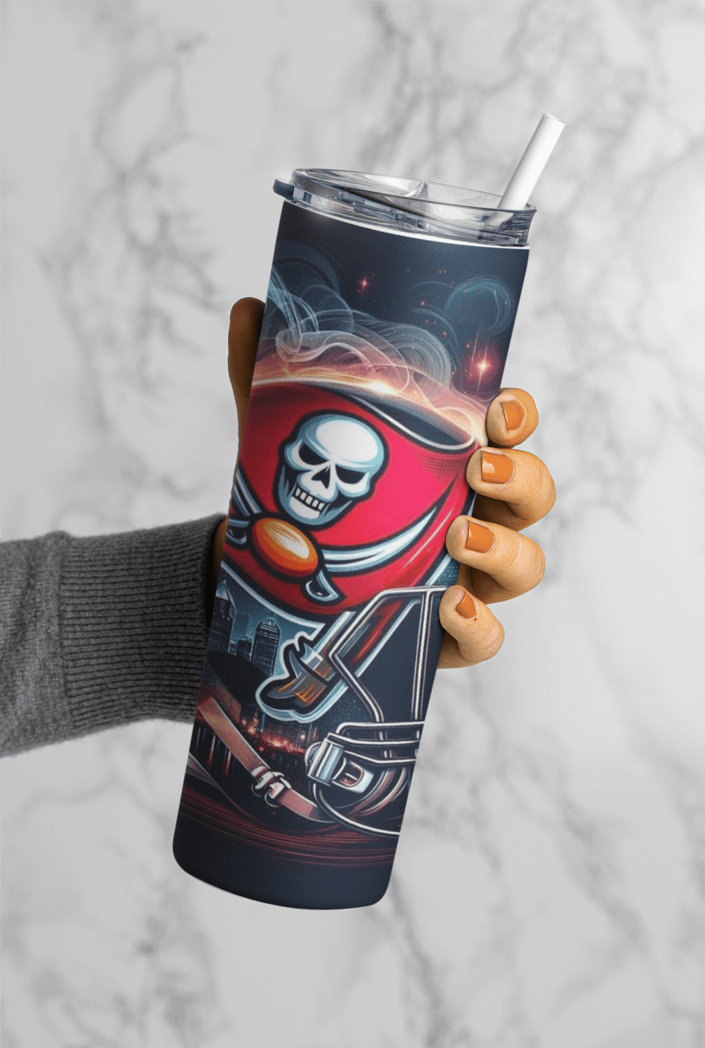 Football Game Day 20oz Sublimation Tumbler Wrap – Ready to Print for Sports Fans