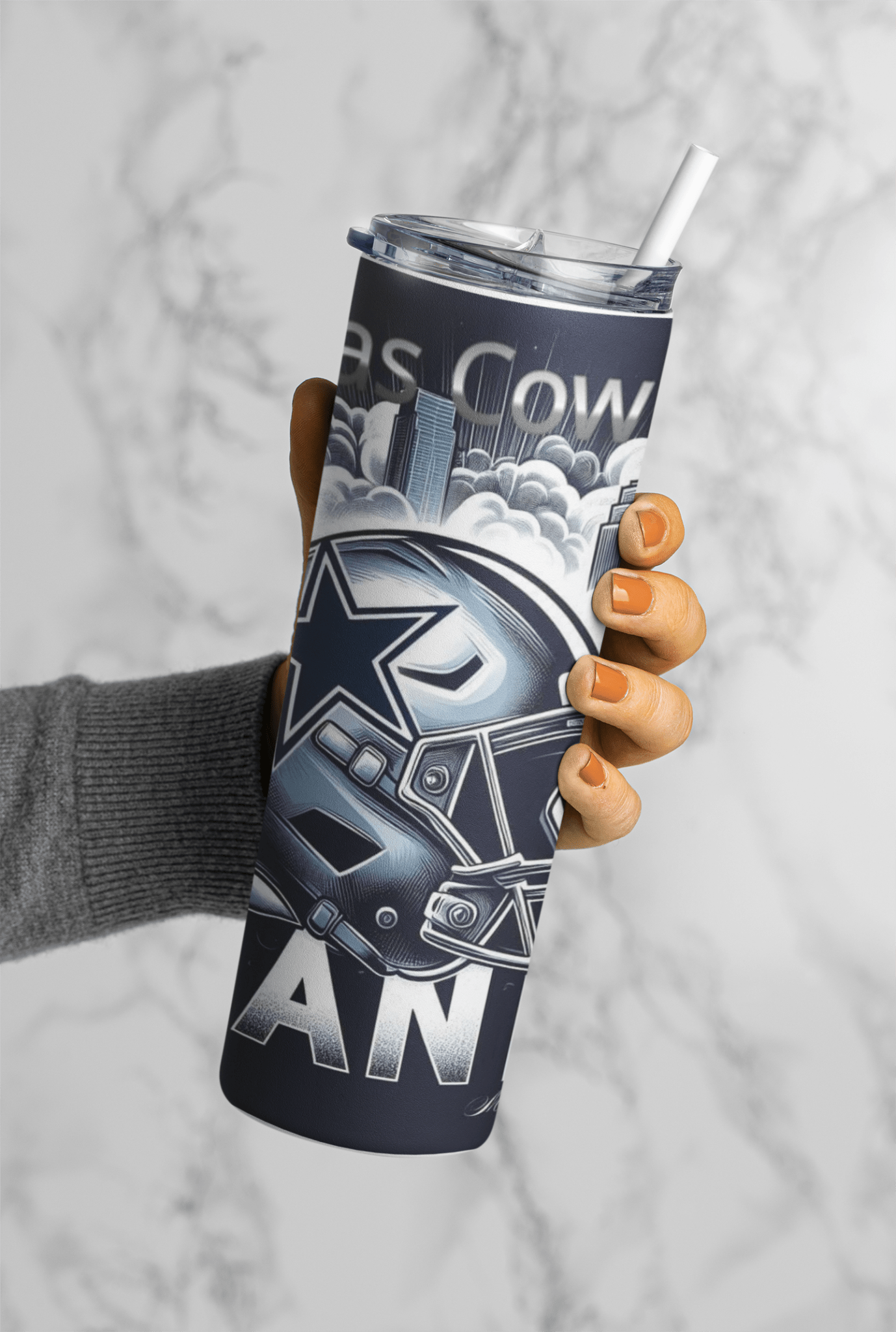 Football Game Day 20oz Sublimation Tumbler Wrap – Ready to Print for Sports Fans