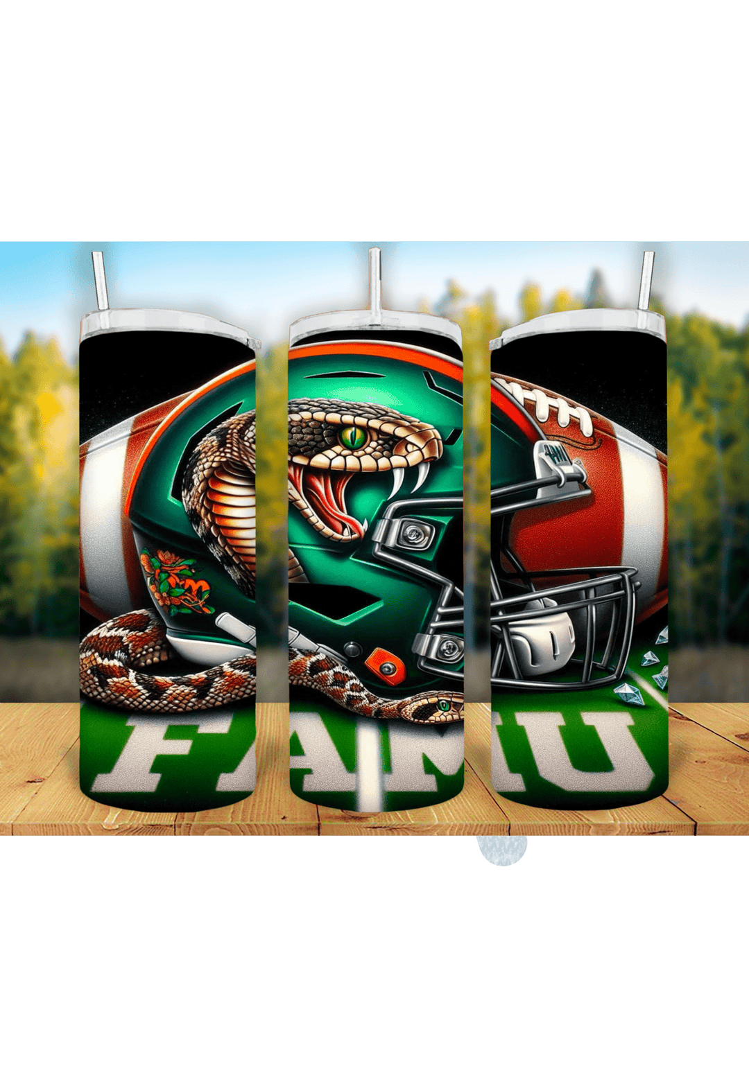 Football Game Day 20oz Sublimation Tumbler Wrap – Ready to Print for Sports Fans - KT SUBLIMATION, DTF AND MORE LLC