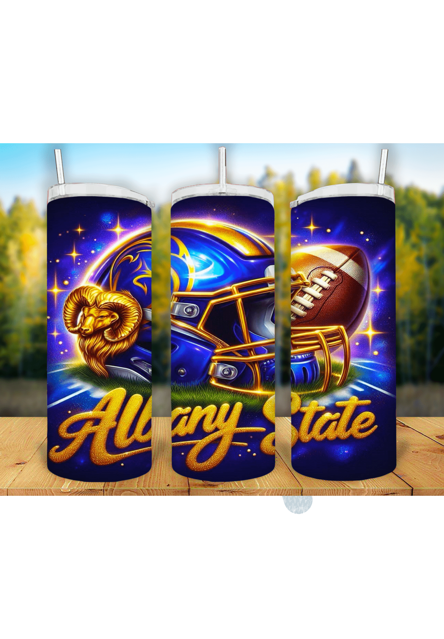 Football Game Day 20oz Sublimation Tumbler Wrap – Ready to Print for Sports Fans
