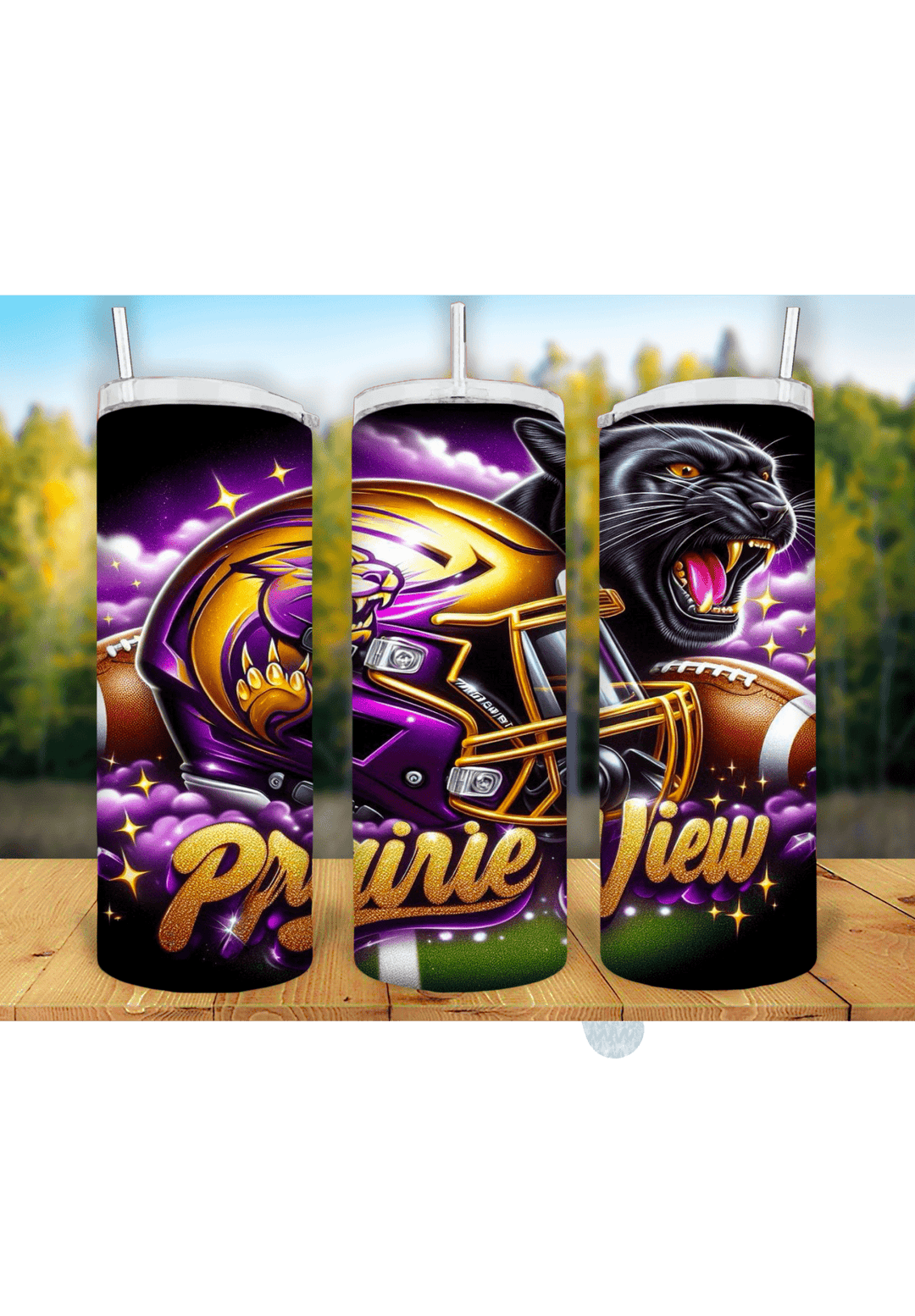 Football Game Day 20oz Sublimation Tumbler Wrap – Ready to Print for Sports Fans - KT SUBLIMATION, DTF AND MORE LLC