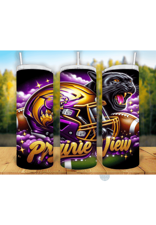 Football Game Day 20oz Sublimation Tumbler Wrap – Ready to Print for Sports Fans - KT SUBLIMATION, DTF AND MORE LLC