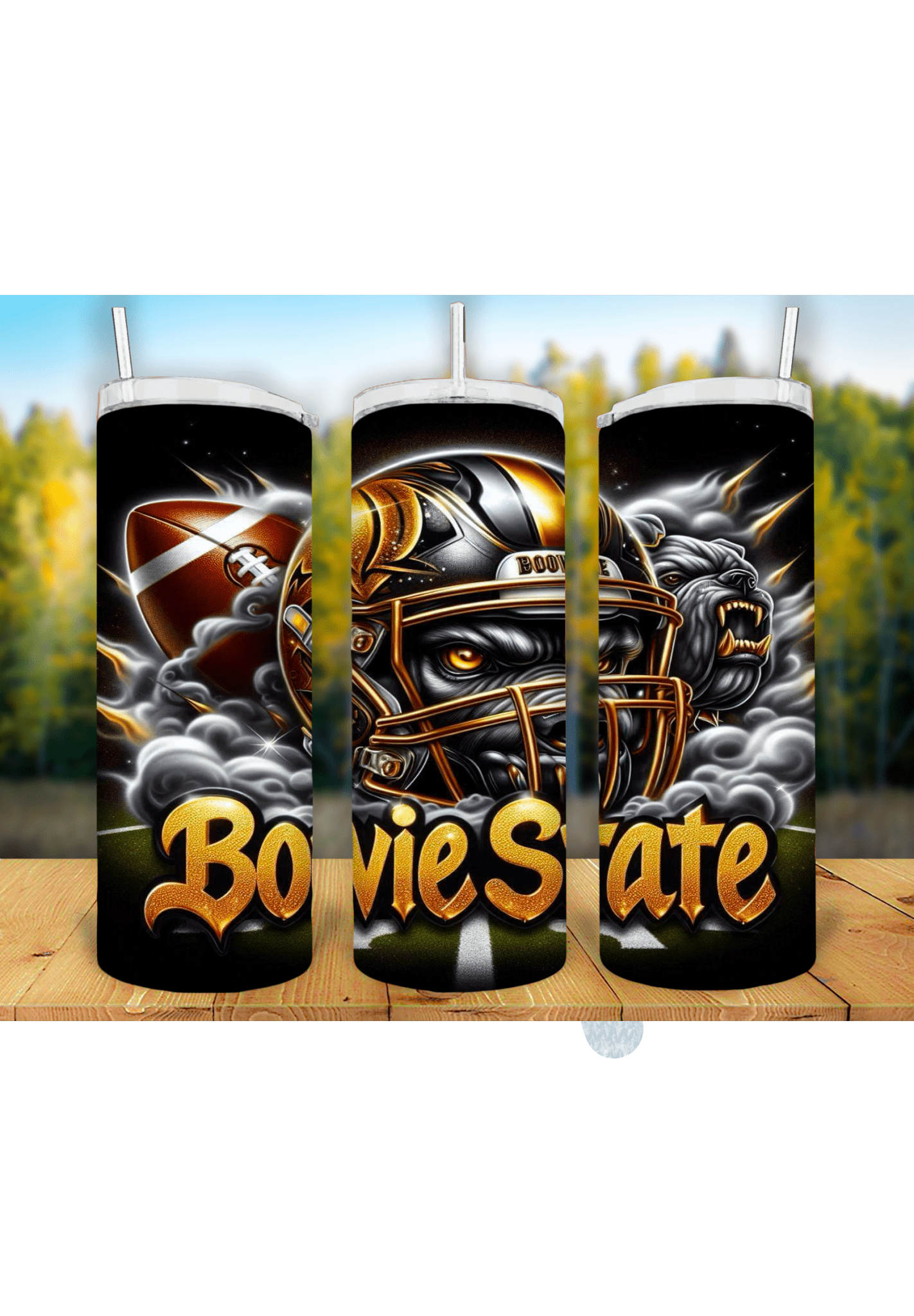 Football Game Day 20oz Sublimation Tumbler Wrap – Ready to Print for Sports Fans - KT SUBLIMATION, DTF AND MORE LLC