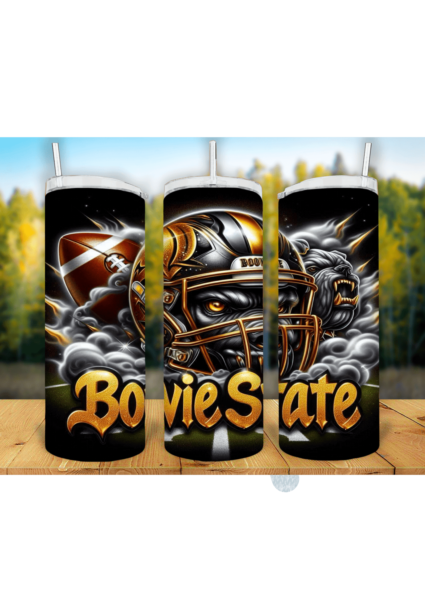 Football Game Day 20oz Sublimation Tumbler Wrap – Ready to Print for Sports Fans - KT SUBLIMATION, DTF AND MORE LLC