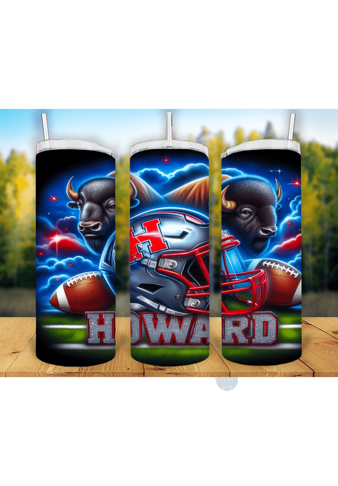 Football Game Day 20oz Sublimation Tumbler Wrap – Ready to Print for Sports Fans - KT SUBLIMATION, DTF AND MORE LLC
