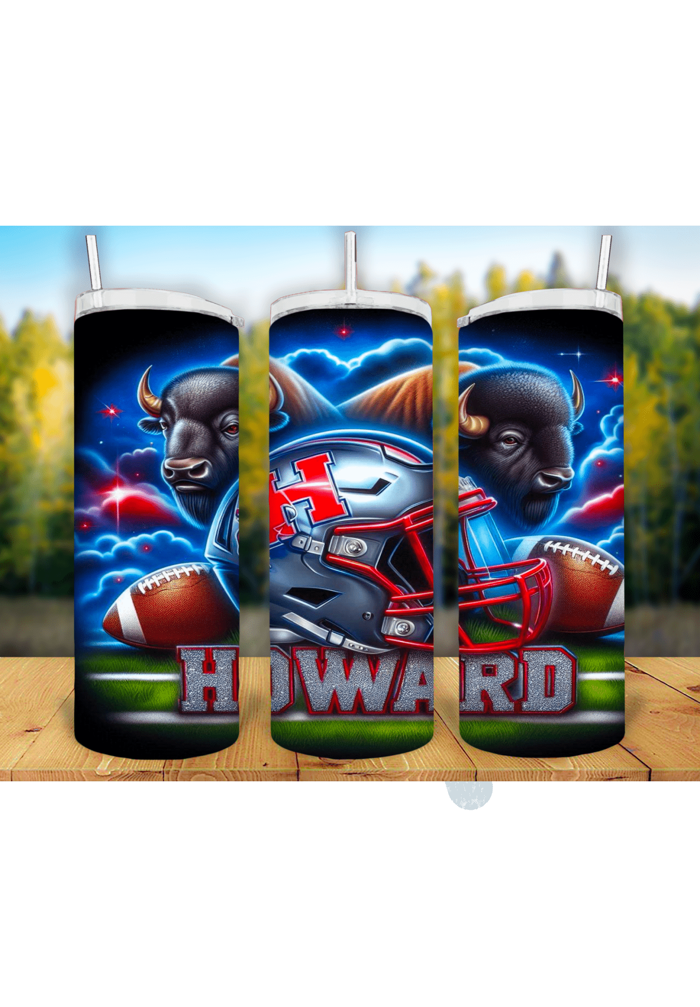 Football Game Day 20oz Sublimation Tumbler Wrap – Ready to Print for Sports Fans