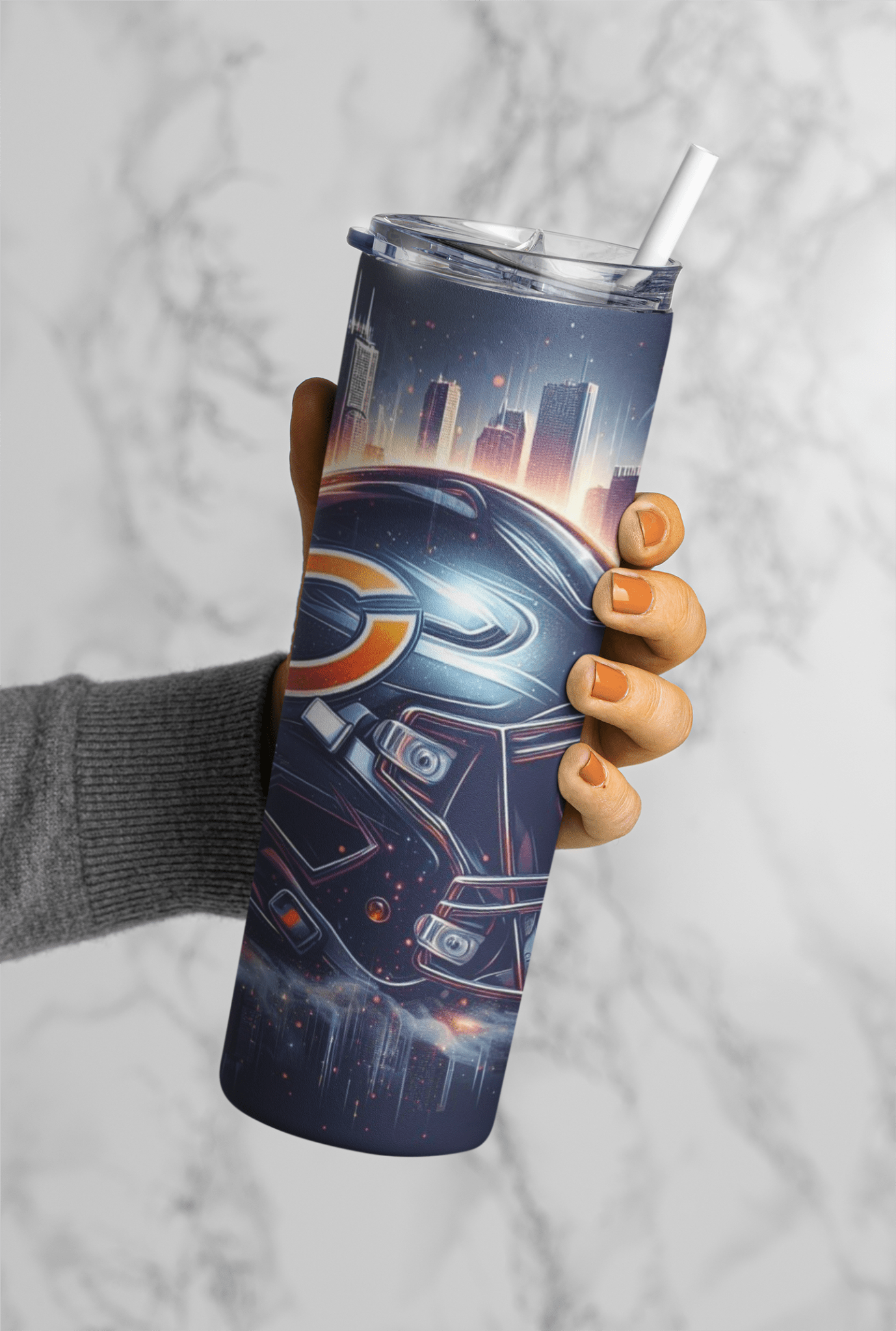 Football Game Day 20oz Sublimation Tumbler Wrap – Ready to Print for Sports Fans