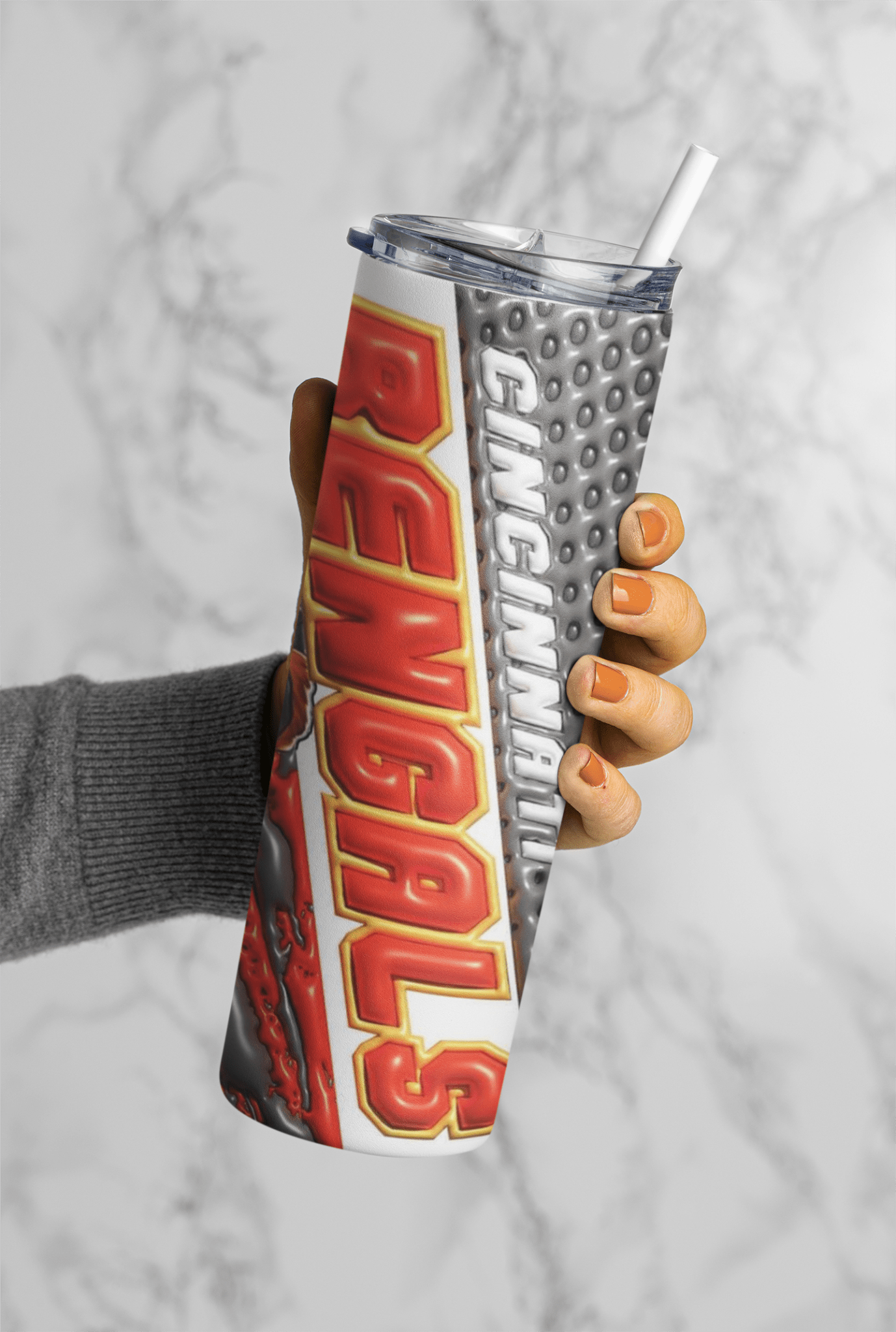 Football Game Day 20oz Sublimation Tumbler Wrap – Ready to Print for Sports Fans