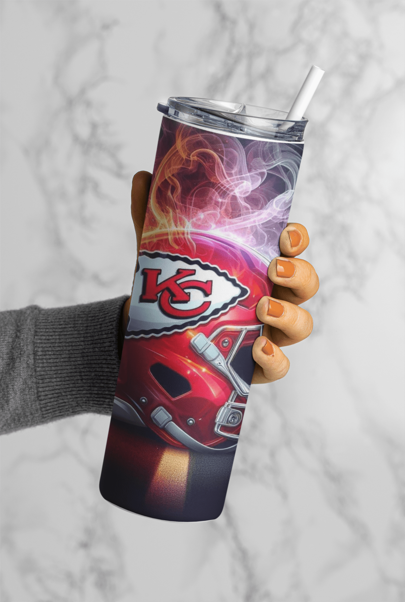 Football Game Day 20oz Sublimation Tumbler Wrap – Ready to Print for Sports Fans