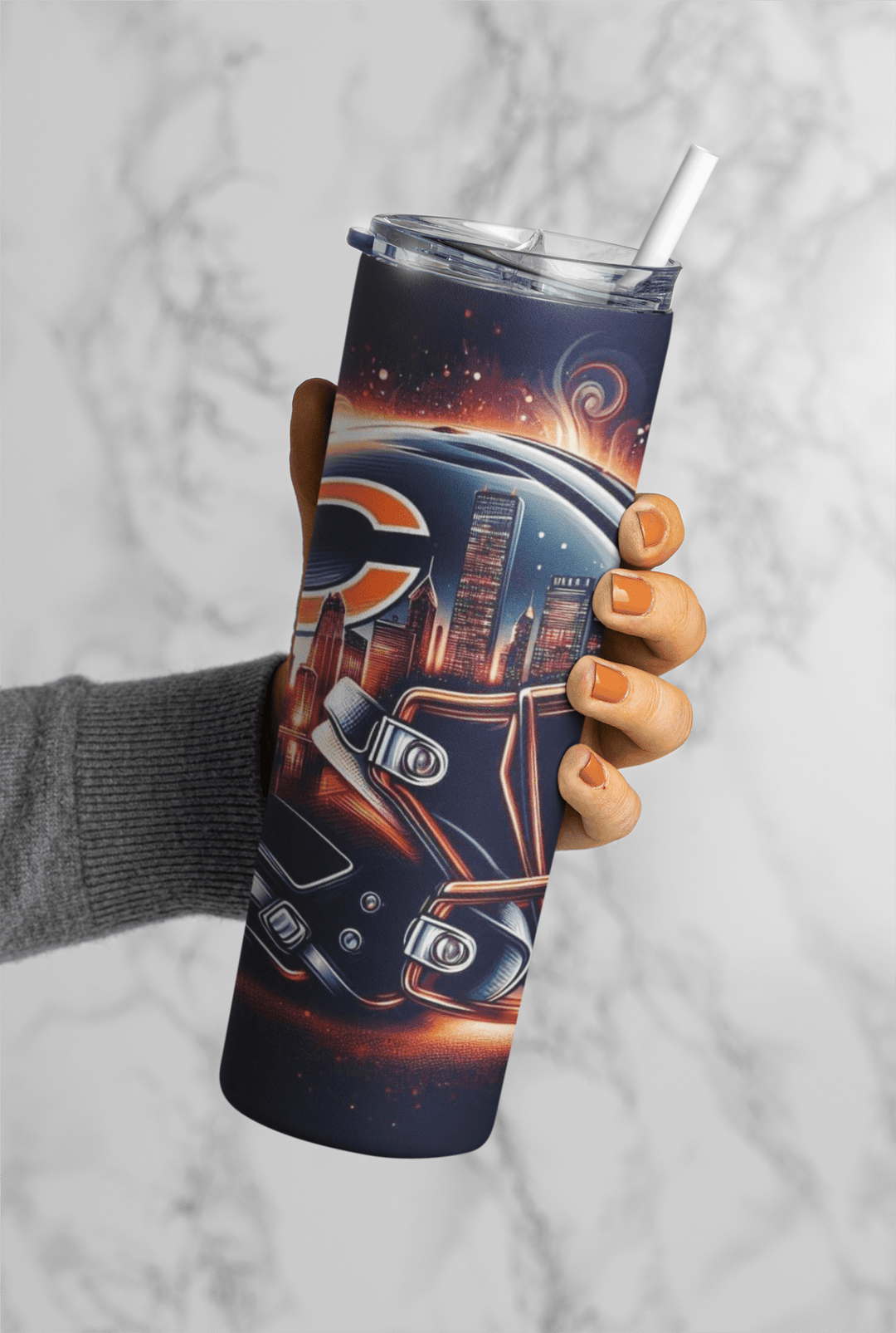 Football Game Day 20oz Sublimation Tumbler Wrap – Ready to Print for Sports Fans - KT SUBLIMATION, DTF AND MORE LLC