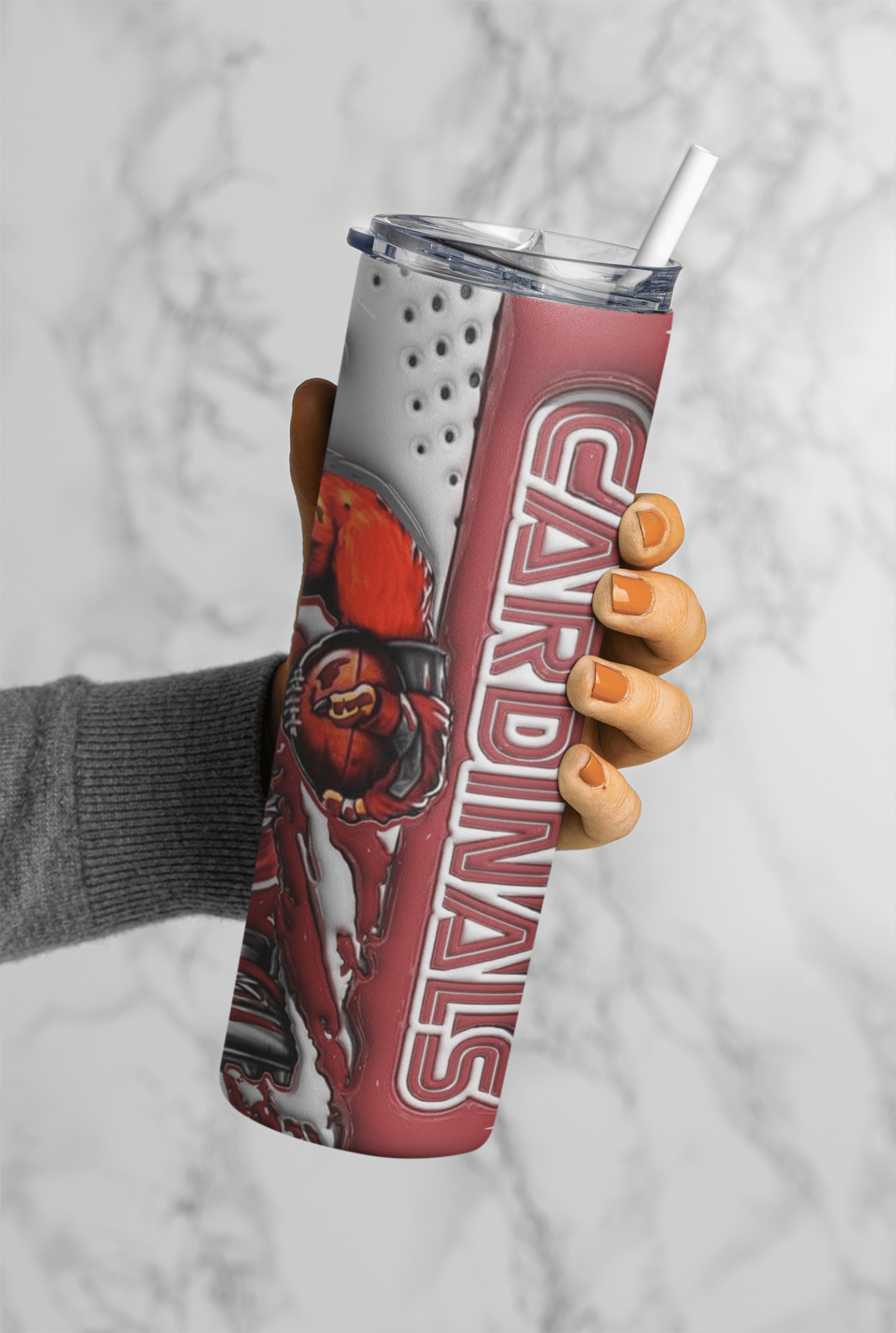 Football Game Day 20oz Sublimation Tumbler Wrap – Ready to Print for Sports Fans - KT SUBLIMATION, DTF AND MORE LLC