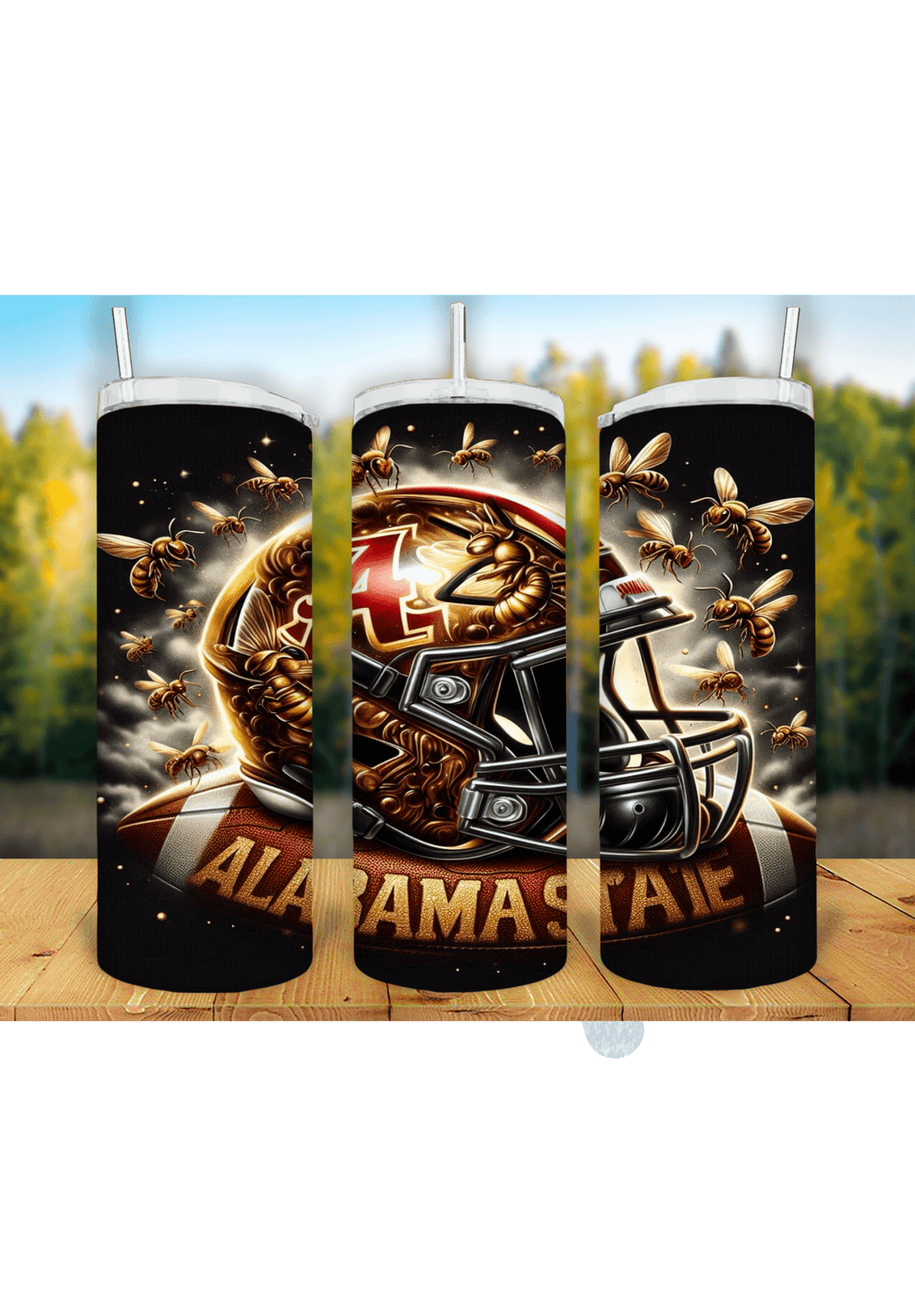 Football Game Day 20oz Sublimation Tumbler Wrap – Ready to Print for Sports Fans - KT SUBLIMATION, DTF AND MORE LLC