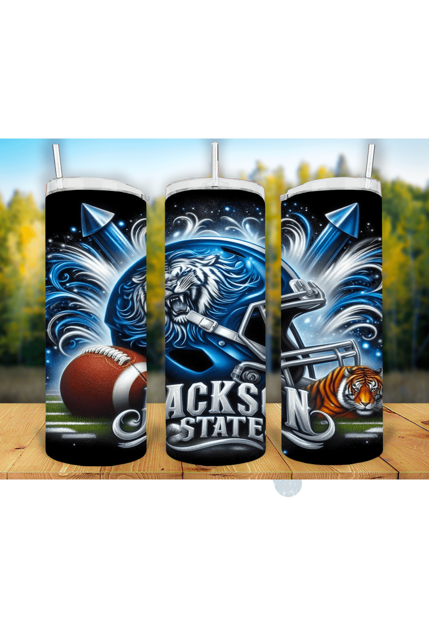 Football Game Day 20oz Sublimation Tumbler Wrap – Ready to Print for Sports Fans