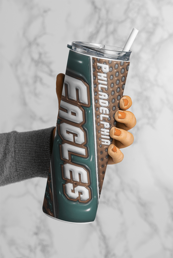 Football Game Day 20oz Sublimation Tumbler Wrap – Ready to Print for Sports Fans - KT SUBLIMATION, DTF AND MORE LLC