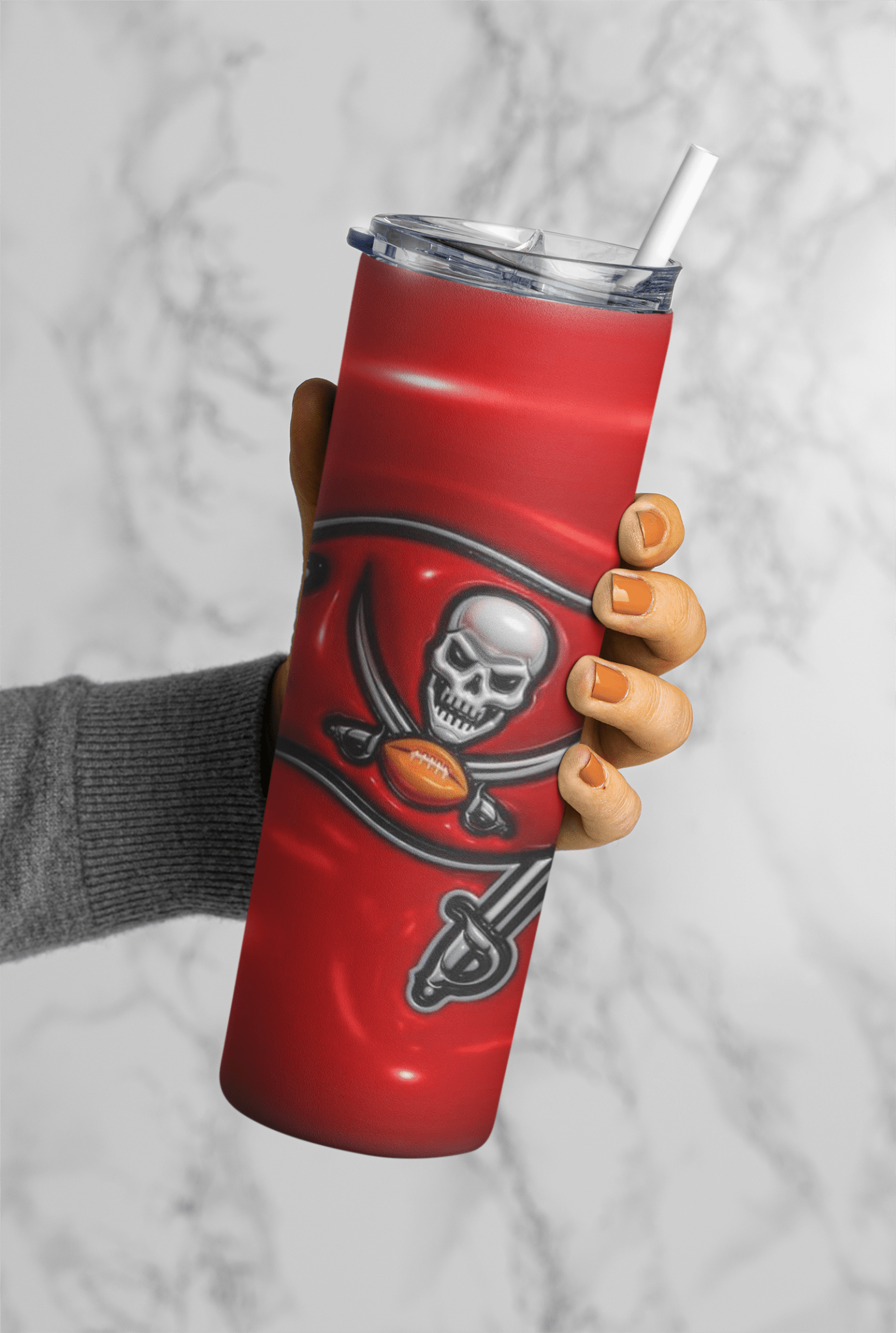 Football Game Day 20oz Sublimation Tumbler Wrap – Ready to Print for Sports Fans