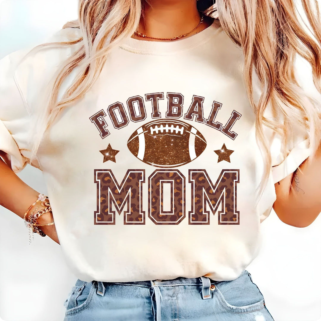 Football Mom DTF Transfer – Game Day Vibes & Team Spirit Design, Ready to Press - KT SUBLIMATION, DTF AND MORE LLC