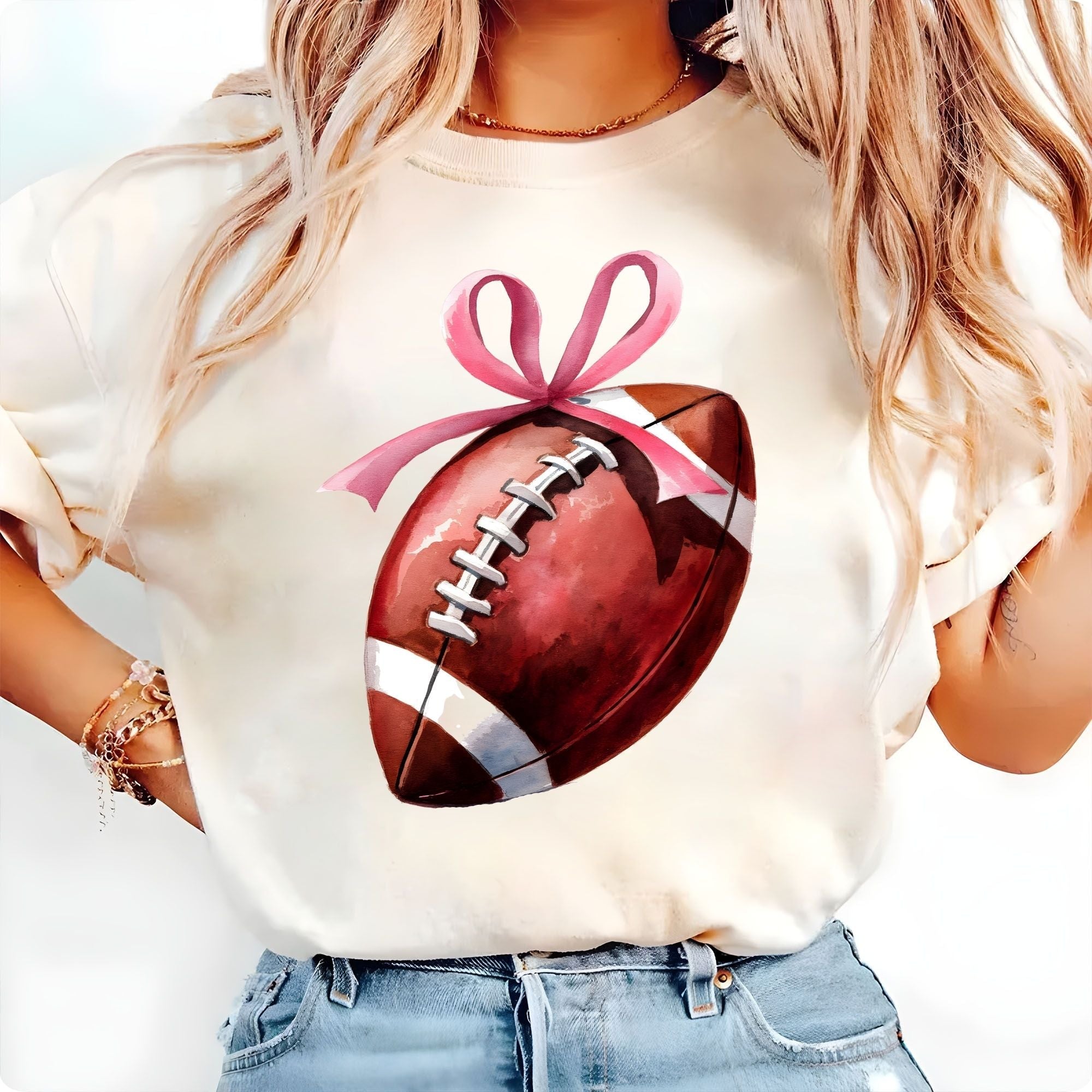 Football Season DTF Transfer – Game Day Vibes & Team Spirit Design, Ready to Press