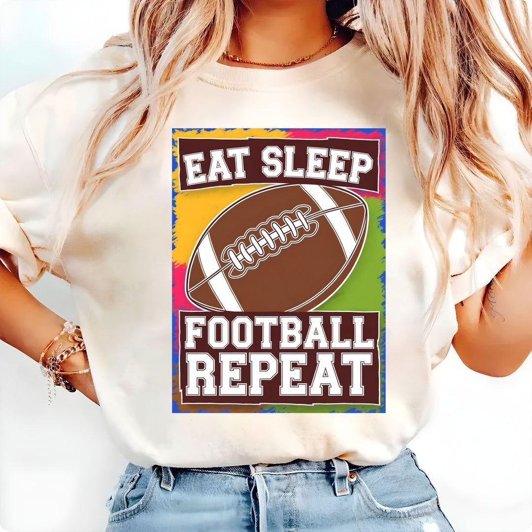 Football Season DTF Transfer – Game Day Vibes & Team Spirit Design, Ready to Press - KT SUBLIMATION, DTF AND MORE LLC