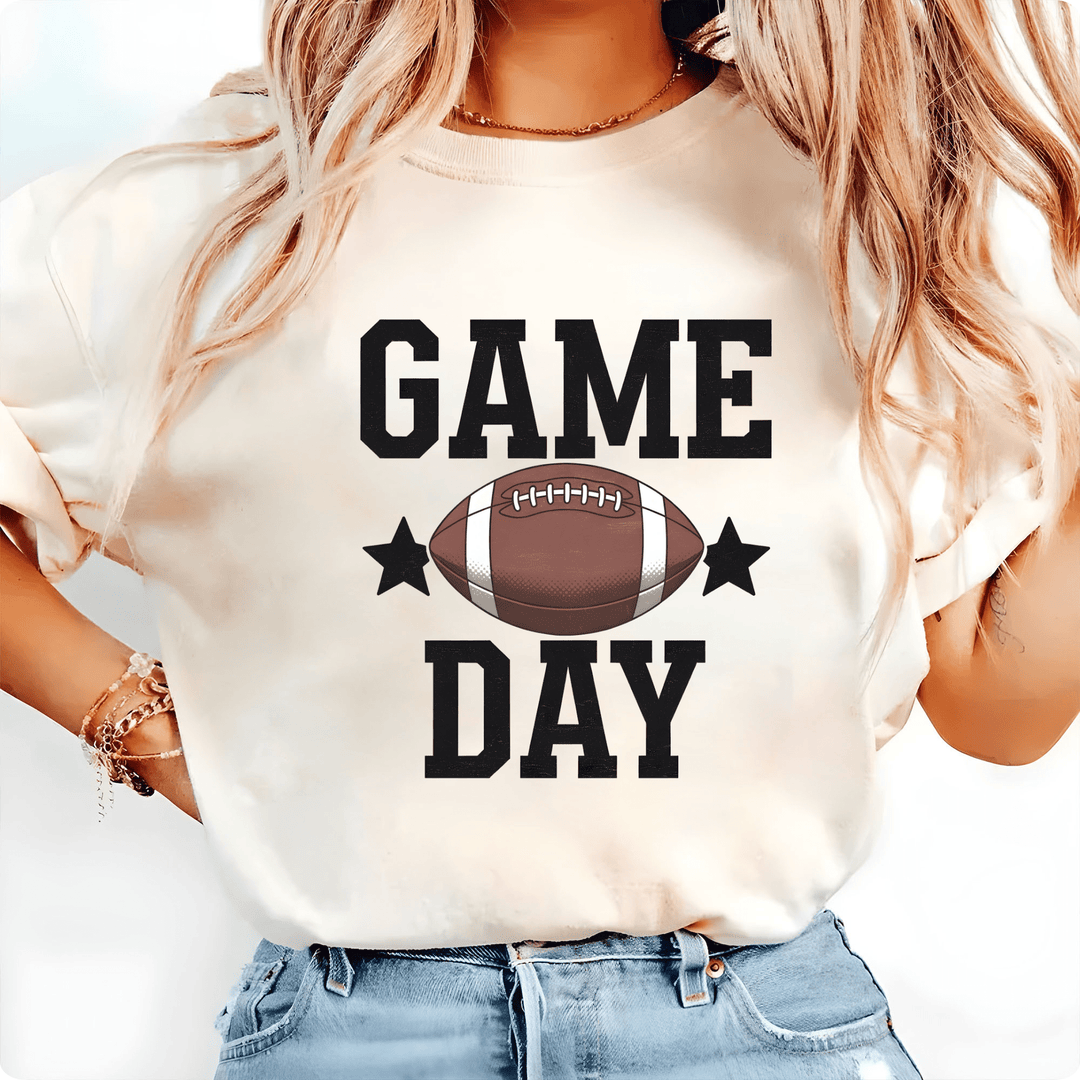 Football Season DTF Transfer – Game Day Vibes & Team Spirit Design, Ready to Press - KT SUBLIMATION, DTF AND MORE LLC