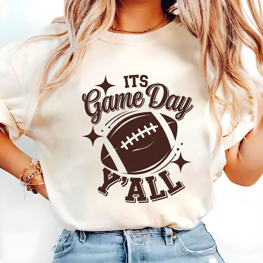 Football Season DTF Transfer – Game Day Vibes & Team Spirit Design, Ready to Press - KT SUBLIMATION, DTF AND MORE LLC