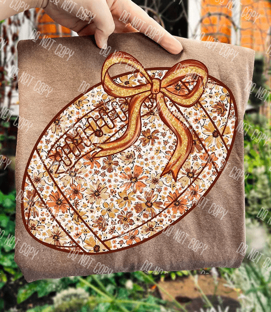 Football Season DTF Transfer – Game Day Vibes & Team Spirit Design, Ready to Press