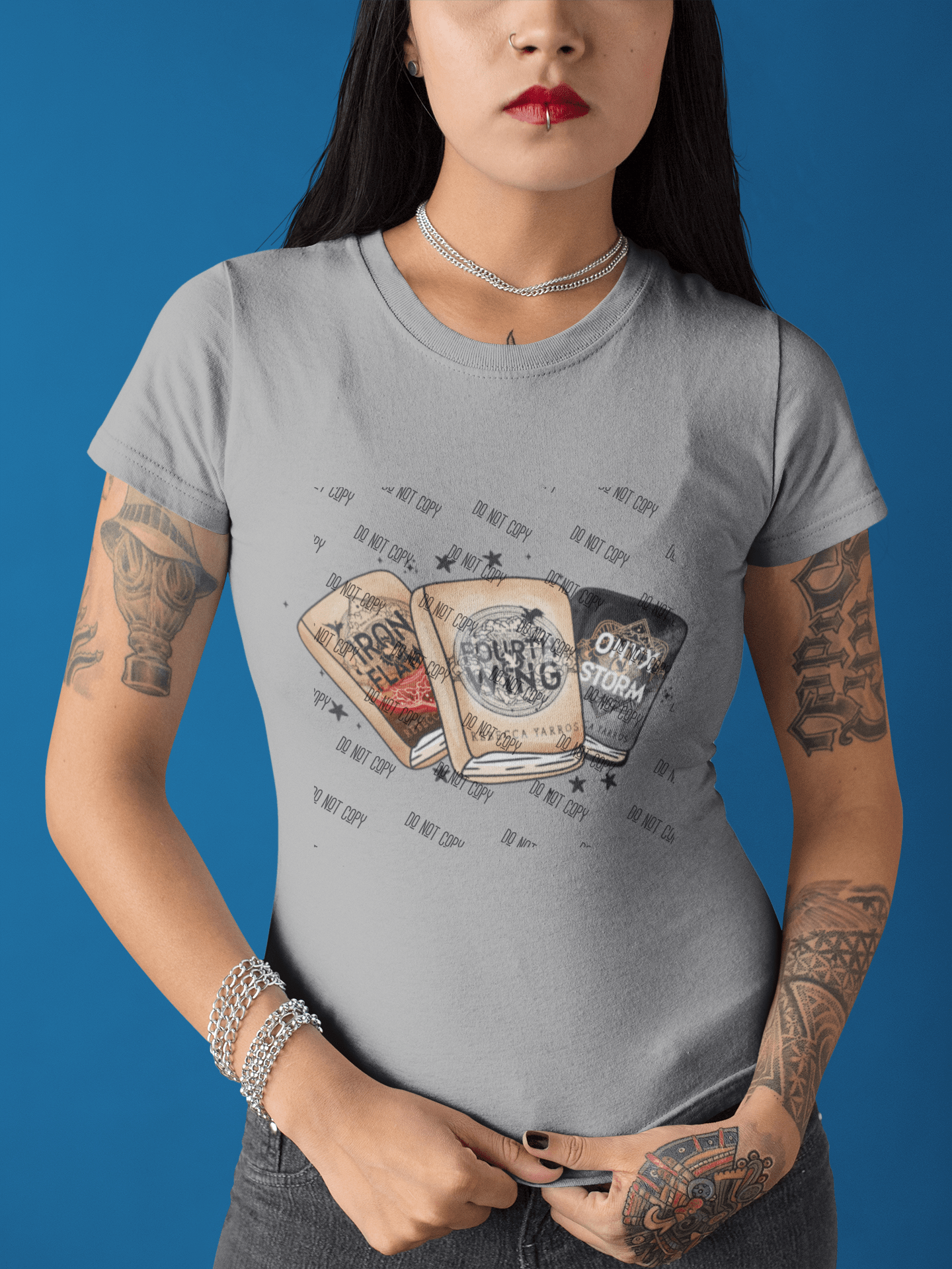 Fourth Wing, Iron Flame & Onyx Storm DTF Transfer – Epic Fantasy Romance Print for Custom Apparel