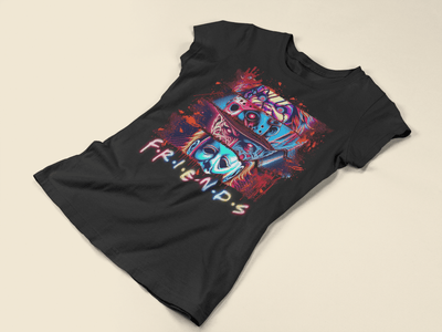 Friend Horror Neon DTF - KT SUBLIMATION, DTF AND MORE LLC