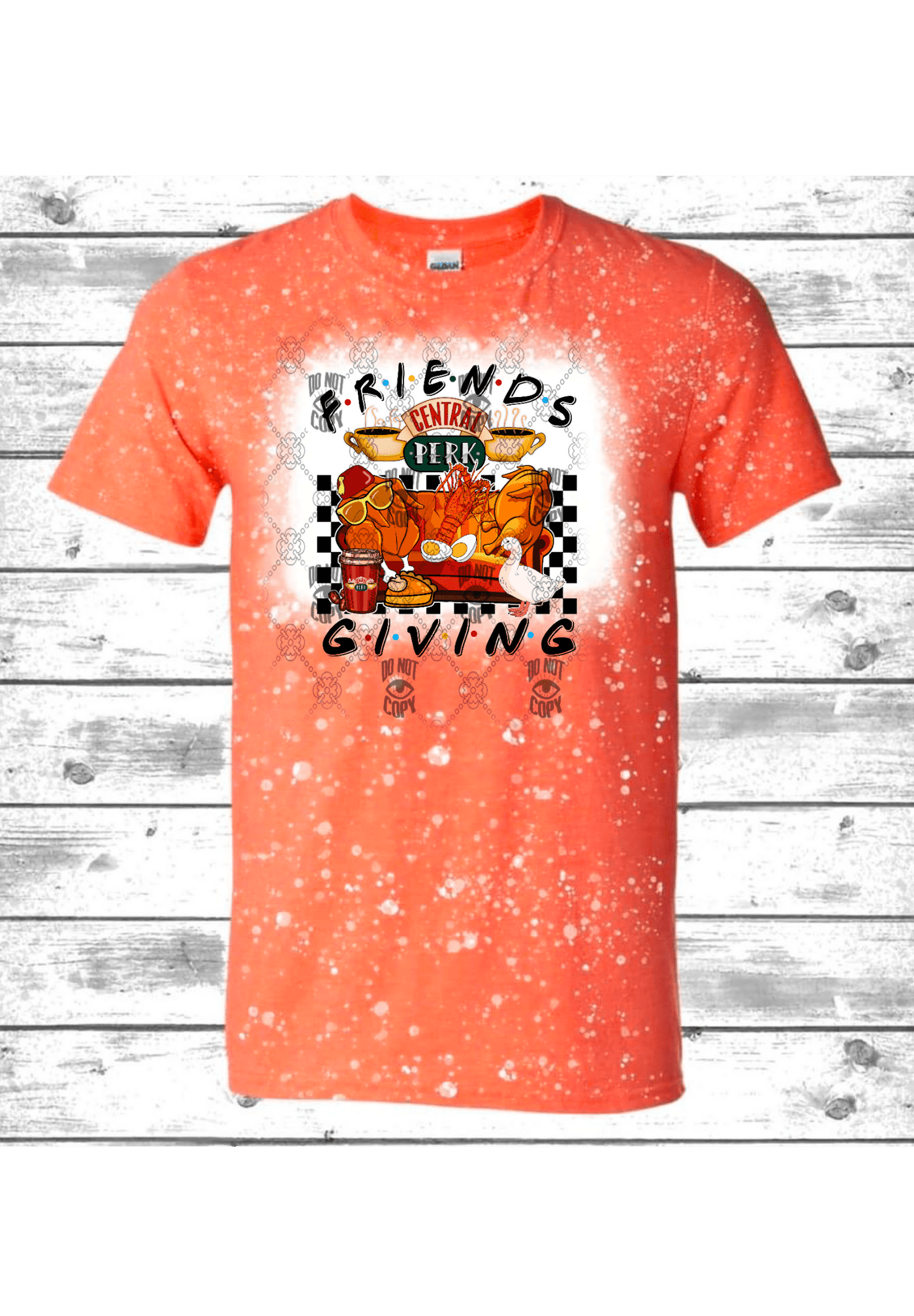 Friendsgiving DTF Transfer – Funny Thanksgiving Ready - to - Press Design for Tees & Hoodies - KT SUBLIMATION, DTF AND MORE LLC