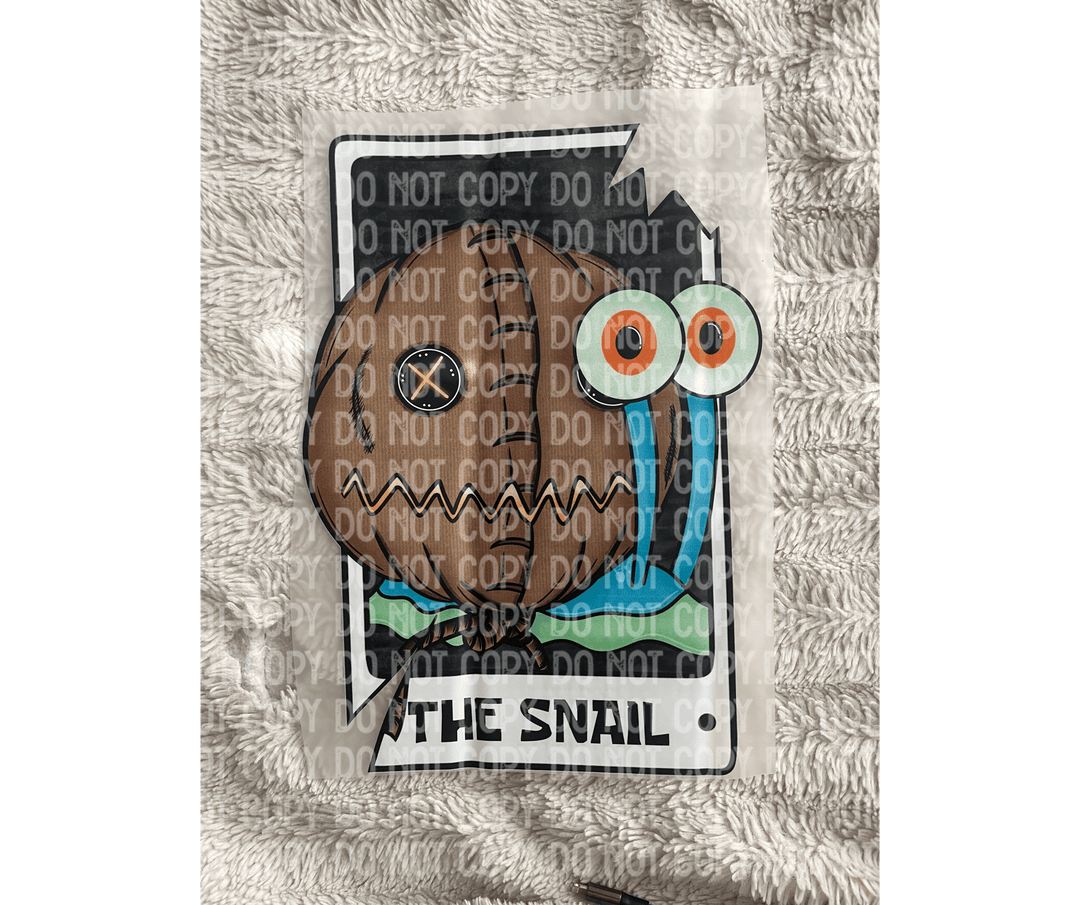 Gary the Snail DTF ready to press transfer - KT SUBLIMATION, DTF AND MORE LLC