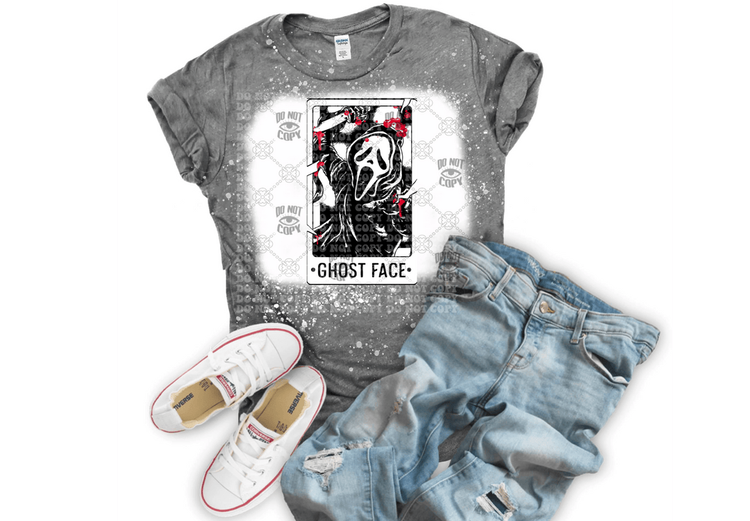 Ghost Face DTF, Ready to press transfer - KT SUBLIMATION, DTF AND MORE LLC