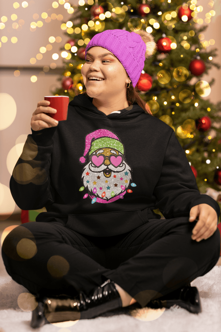 Glitter Santa DTF Transfer Design – Sparkling Custom Christmas T-Shirt Design! - KT SUBLIMATION, DTF AND MORE LLC