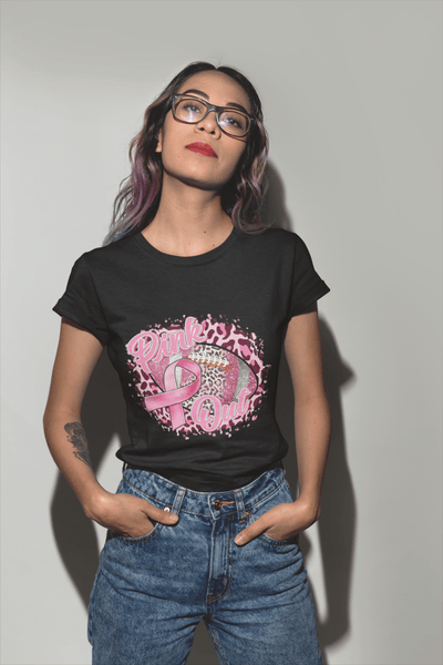 Glittler Pink out DTF ready to press transfer - KT SUBLIMATION, DTF AND MORE LLC